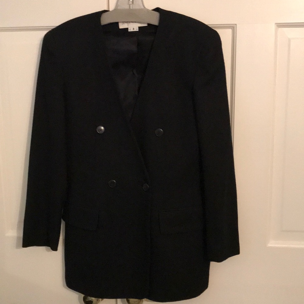 Jones New York Black wool blazer